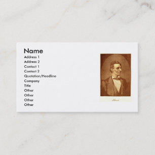 Abraham Lincoln Carte de visite