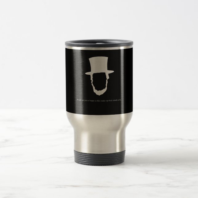 Abraham Lincoln Happy quote mug (Center)