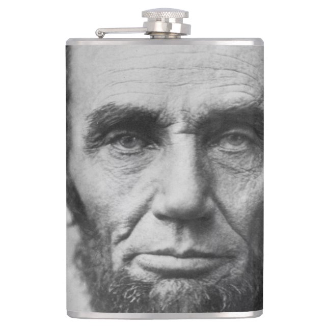 Abraham Lincoln Hip Flask (Front)