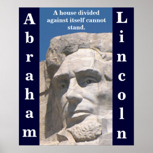 Abraham Lincoln House Affiche divisée