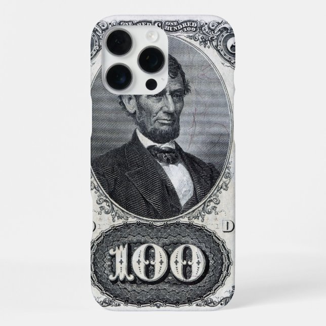 Abraham Lincoln  iPhone Case (Back)
