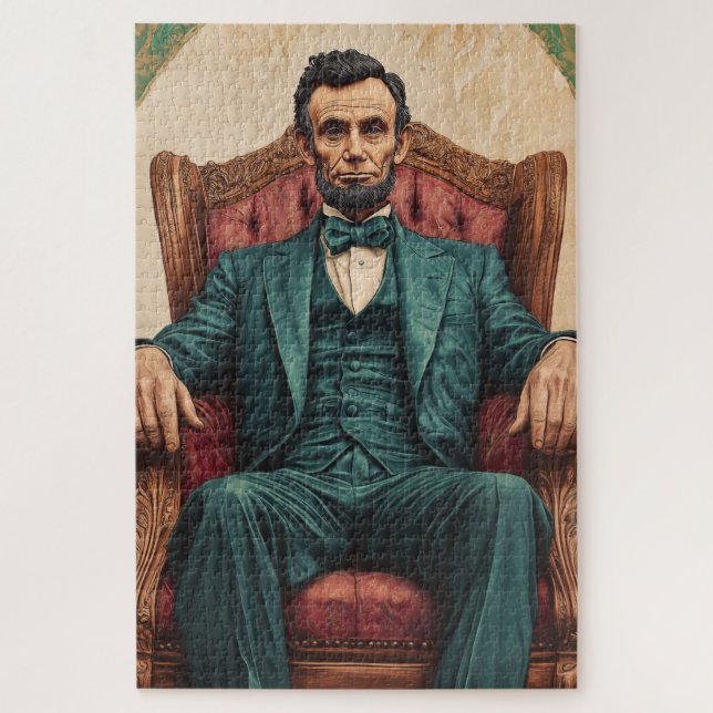 Abraham Lincoln Jigsaw Puzzle (Vertical)