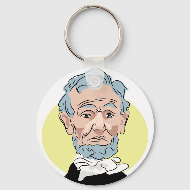 Abraham Lincoln Keychain (Front)