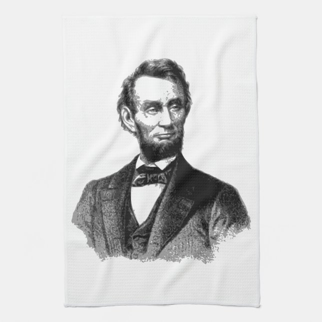 Abraham Lincoln Kitchen Towel (Vertical)
