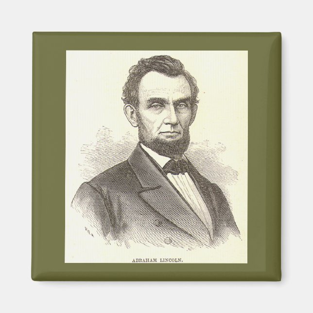 Abraham Lincoln Magnet (Front)