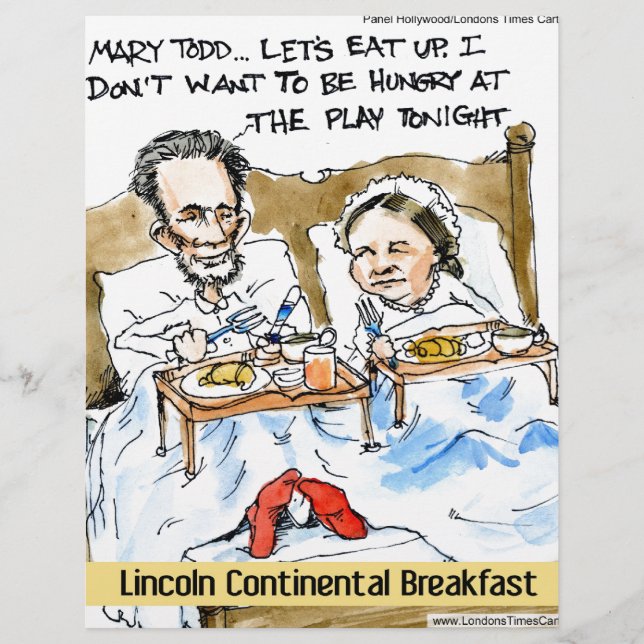 Abraham Lincoln & Mary Todd Breakfast In Bed (Front)
