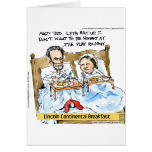Abraham Lincoln & Mary Todd Breakfast In Bed