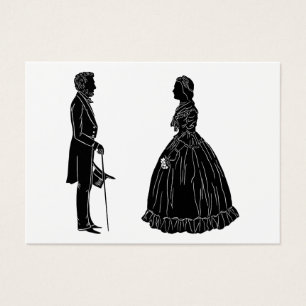 abraham lincoln mary todd lincoln silhouette