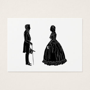 abraham lincoln mary todd lincoln silhouette
