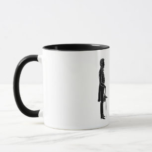 abraham lincoln mary todd lincoln silhouette mug