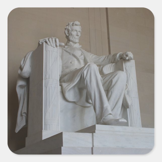 Abraham Lincoln Memorial Washington DC stickers (Front)