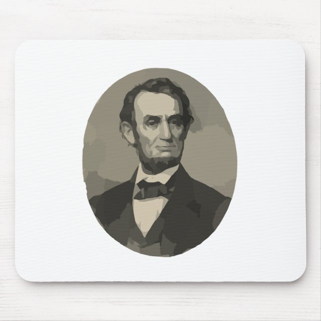 abraham lincoln mouse pad (Front)