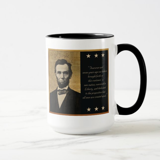 abraham lincoln mug (Right)