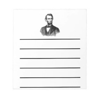 Abraham Lincoln Notepad