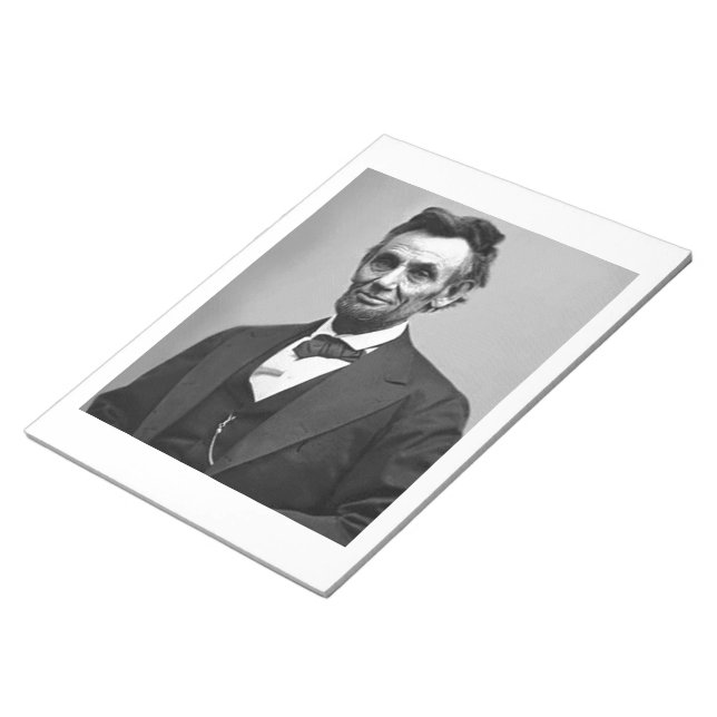 Abraham Lincoln Notepad (Angled)