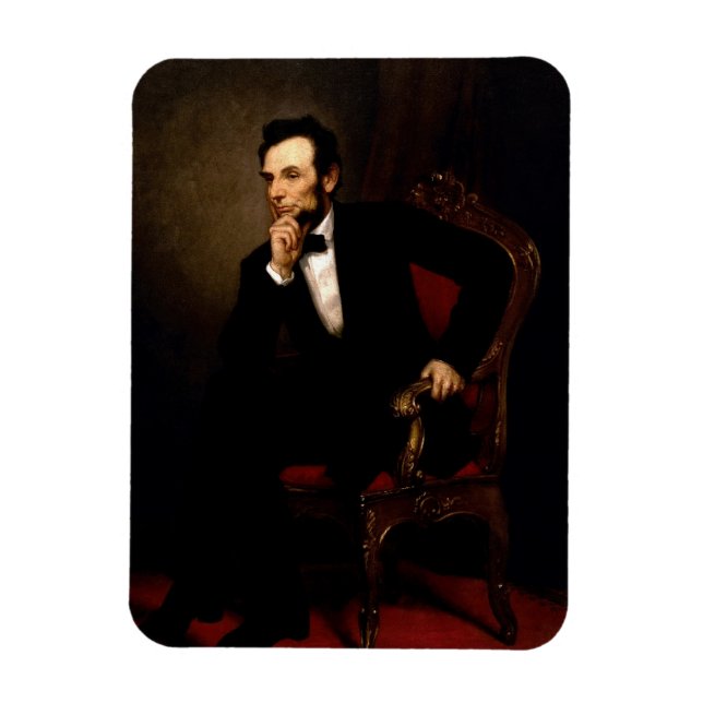 Abraham Lincoln Official Portrait Magnet (Vertical)