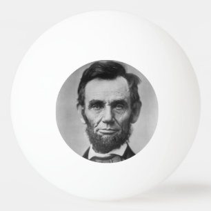Abraham Lincoln Ping Pong Ball