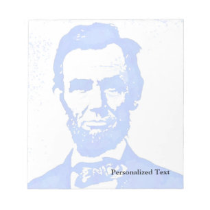 Abraham Lincoln Pop Art Portrait Notepad