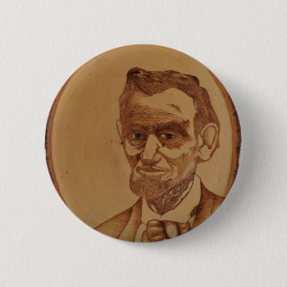 Abraham Lincoln Portrait 2 Inch Round Button
