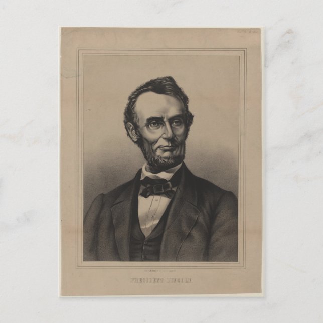 Abraham Lincoln Postcard (Front)