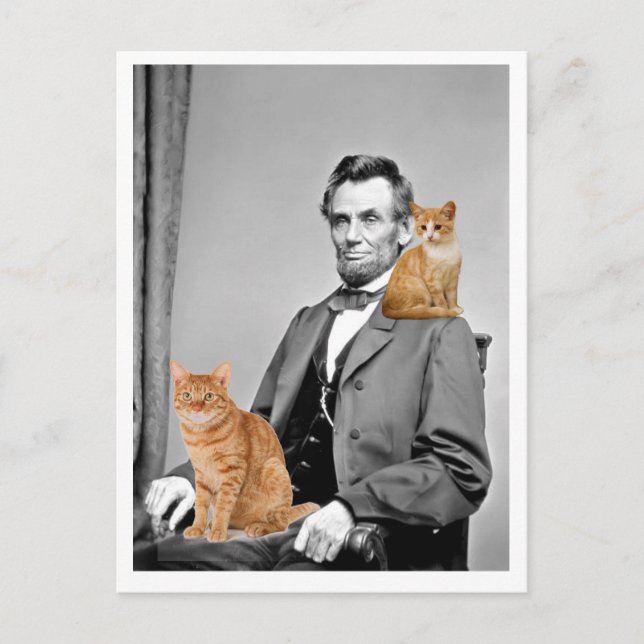 Abraham Lincoln Postcard (Front)