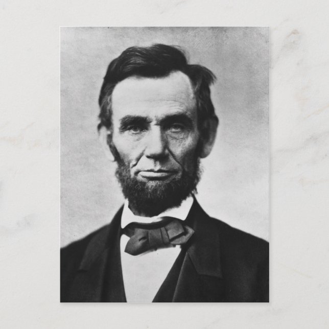 Abraham Lincoln Postcard (Front)