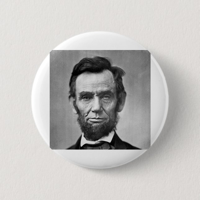 Abraham Lincoln - President 2 Inch Round Button (Front)