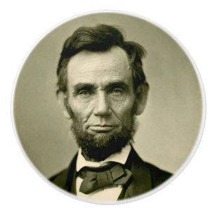 Abraham Lincoln president usa united states americ Ceramic Knob