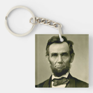 Abraham Lincoln president usa united states americ Keychain