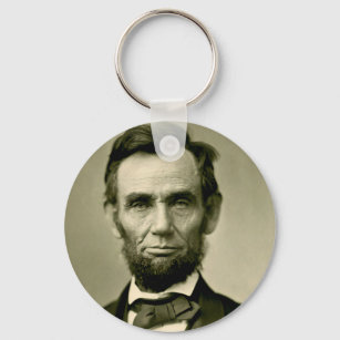 Abraham Lincoln president usa united states americ Keychain