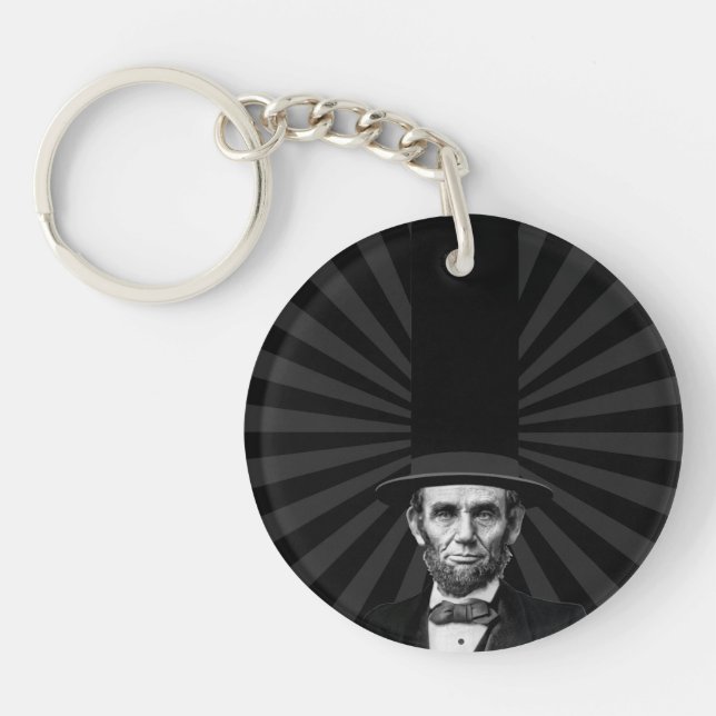 Abraham Lincoln Presidential Fashion Statement Keychain (Front)