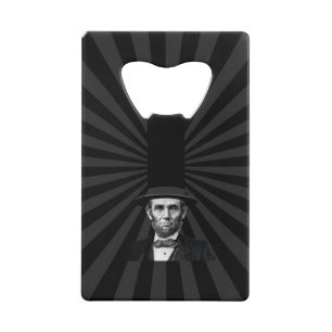 Abraham Lincoln Presidential Fashion Statement Wallet Bottle Opener