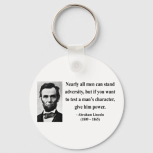 Abraham Lincoln Quote 6b Keychain