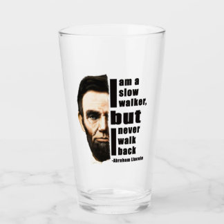 Abraham lincoln Quotes Glass cup