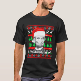 Abraham Lincoln Santa Ugly T-Shirt