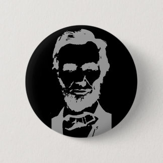 Abraham Lincoln silhouette 2 Inch Round Button