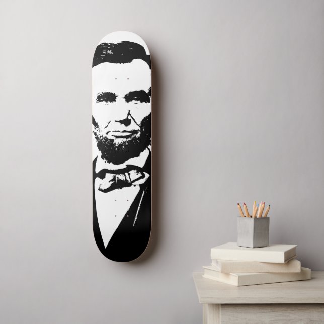 Abraham Lincoln Skateboard (Wall Art)