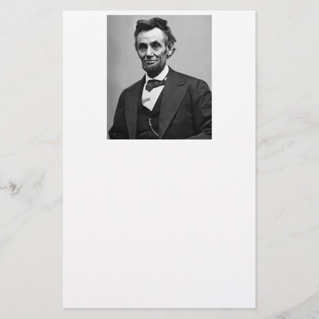 Abraham Lincoln Stationery (Front)