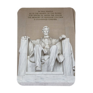 Abraham Lincoln Statue Magnet