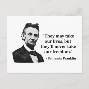 Abraham Lincoln Troll Quote Postcard