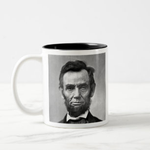 Abraham Lincoln Two-Tone Coffee Mug