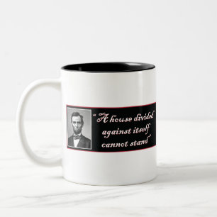 Abraham Lincoln Two-Tone Coffee Mug