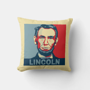 Abraham Lincoln USA President Hope Style Throw Pillow
