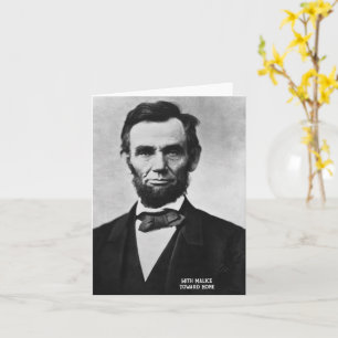 Abraham Lincoln -With Malice Toward None Card