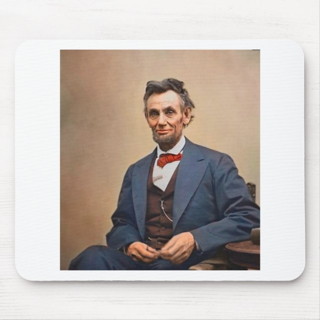Abraham Lincolon Mouse Pad (Front)