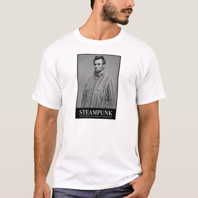 Abraham Steampunk T-Shirt (Front)