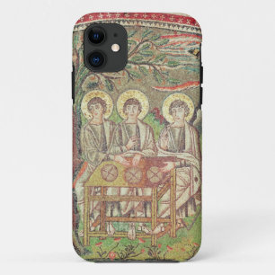Abraham with the angels (mosaic) iPhone 11 case