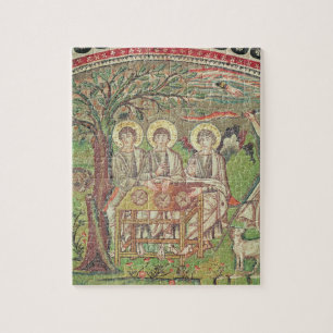 Abraham with the angels (mosaic) jigsaw puzzle