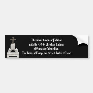 Abrahamic Covenant Bumper Sticker