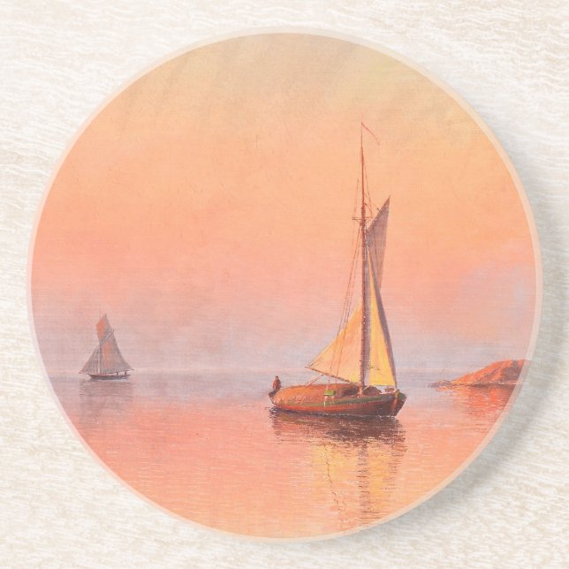 Abrahamsson’s Sailboats coaster (Front)